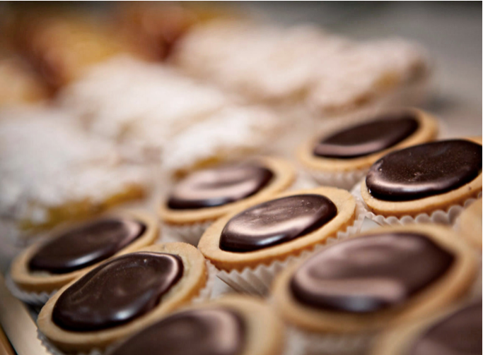 The pastries at Pasticceria Stefania.