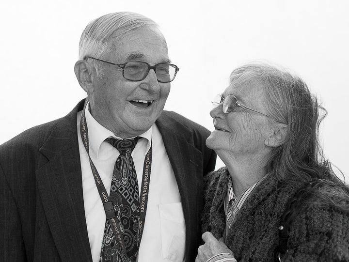 “He has a twin brother and I have a twin brother, and we rode the school bus together. I was in the third grade and he was in the sixth grade. We fell in love riding on the school bus and going to baseball games together." <br>- <em>Helen & Lloyd, married 64 years at the time of the interview</em>