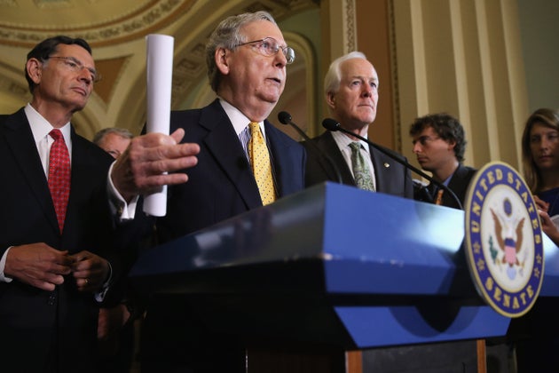 Senate Majority Leader Mitch McConnell&nbsp;and his GOP colleagues are facing tough questions over their...