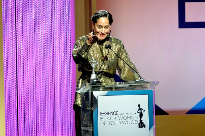 Tracee Ellis Ross onstage during the 2016 ESSENCE Black Women In Hollywood awards luncheon.