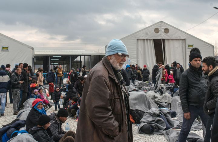 At least 20,000 migrants and refugees were stuck in Greece following the border closures. An estimated 3,000 stayed at a makeshift camp in Idomeni.