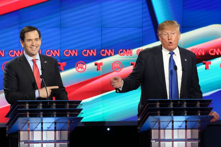 Sen. Marco Rubio (R-Fla.) and Donald Trump clashed in Thursday's debate in Houston. Whether Rubio's words were enough to tamper Republicans' enthusiasm for the frontrunner remains to be seen.