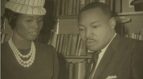 Rosie Simpson with Martin Luther King Jr.