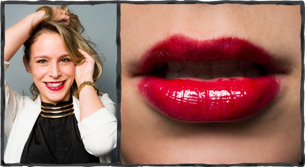 Lipstick: L’Oreal Colour Riche Extraordinaire Lip Color in Ruby Opera