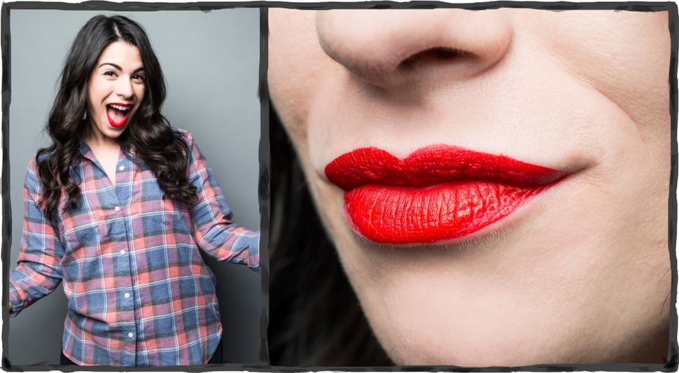 Lipstick: Sephora Collection Cream Lip Stain in Always Red
