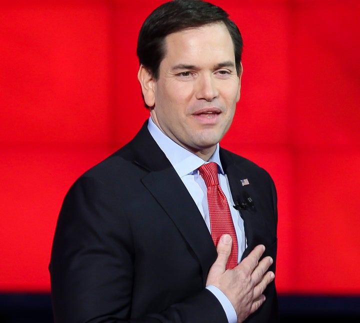 Sen. Marco Rubio (R-Fla.) joined Sen. Tex Cruz (R-Texas) Saturday in releasing the top two pages of several year's worth of t