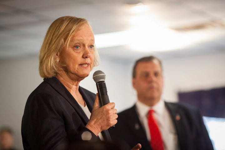 Meg Whitman is not happy that Chris Christie chose to endorse Donald Trump.