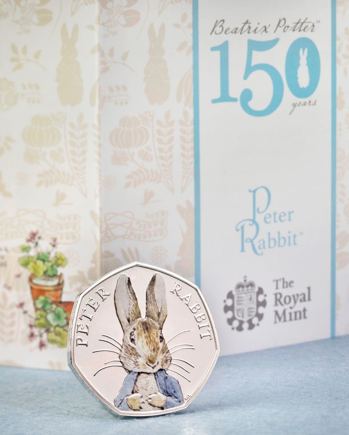 Peter Rabbit coins are available for purchase on the Royal Mint's website, and come in special boxes.