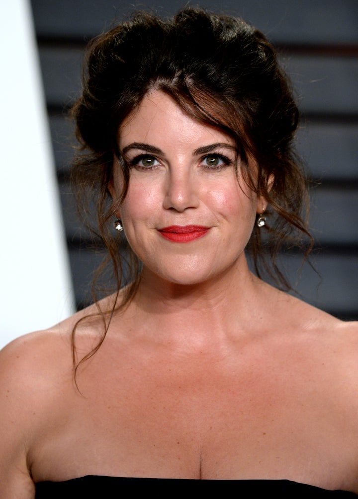 Monica Lewinsky attends the 2016 Vanity Fair Oscar Party hosted By Graydon Carter at Wallis Annenberg Center for the Performi