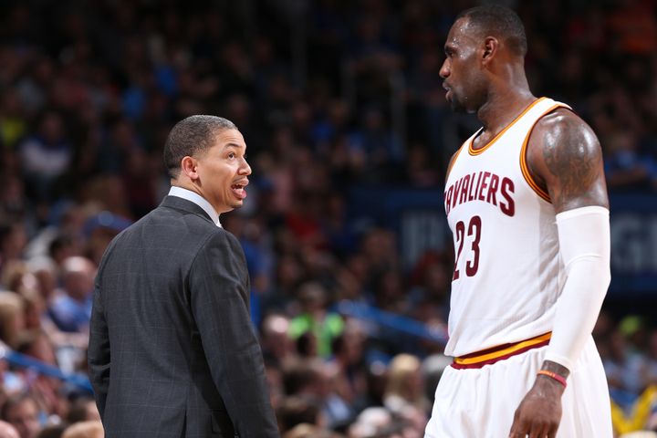 New Cleveland head coach Tyronn Lue and LeBron James have hardly been a perfect match thus far.