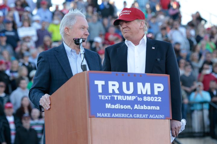 Apparently Sen. Jeff Sessions (R-Ala.) does not mind Trump's racism. Sessions endorsed the GOP front-runner on Monday.