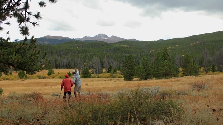 Norma and Tim at Rocky Mountain National Park.