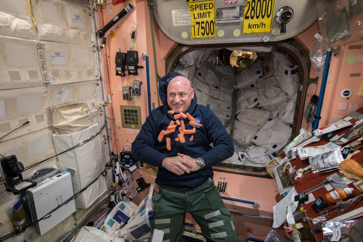 Until a manned Mars mission, Kelly will just have to settle for the simple pleasures of life on Earth, like <a href="htt