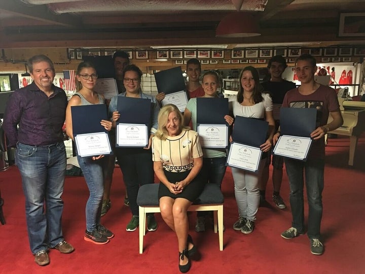 German interns with Fellowship Awards from Congressperson