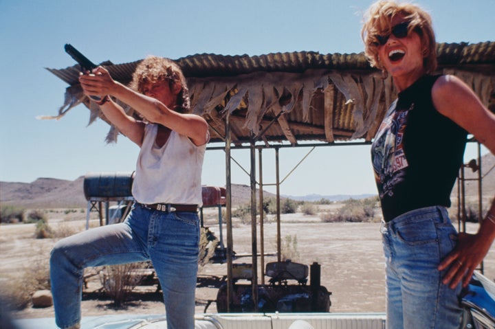 Geena Davis and Susan Sarandon in the 1991 film "Thelma & Louise." 