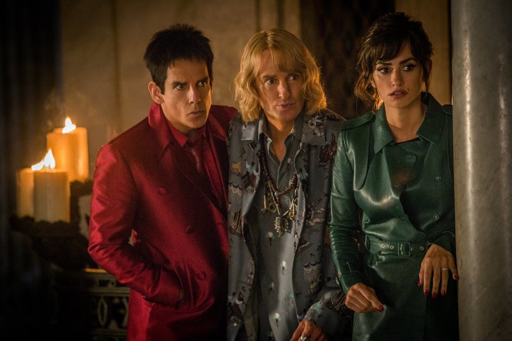 Ben Stiller, Owen Wilson and Penelope Cruz star in a scene from "Zoolander 2."