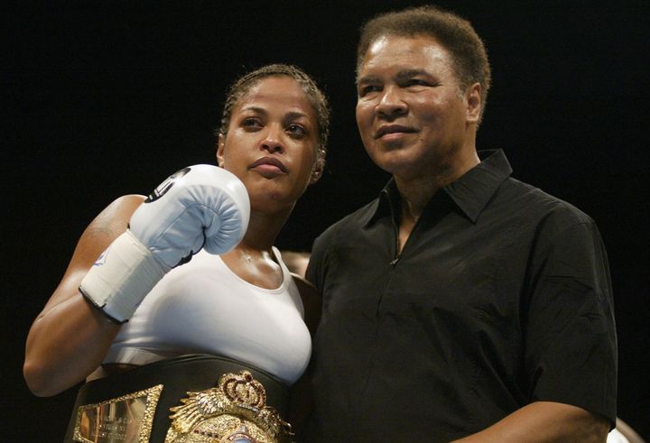 Laila Ali, now retired from boxing, went undefeated during her fighting career.
