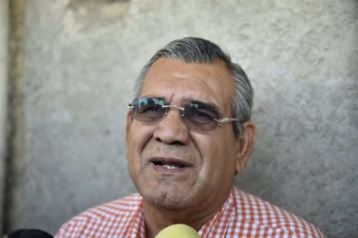 El Chapo's lead defense attorney, José Refugio Rodríguez, speaks during a press conference on Feb. 24, 2016. Rodríguez says he fears for his client's life.