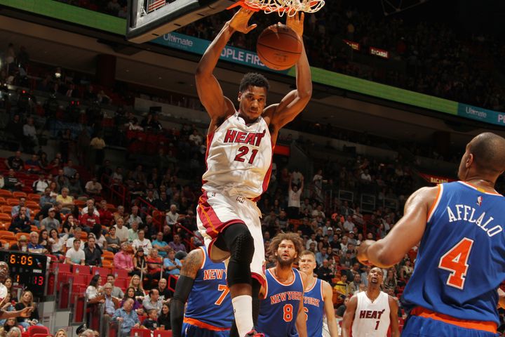 Hassan Whiteside signed a two-year deal with Miami after two stints in Lebanon, two in China and five in the D-League. All of that came after the Sacramento Kings released him.