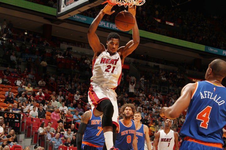 Hassan Whiteside a leading candidate for Most Improved Player