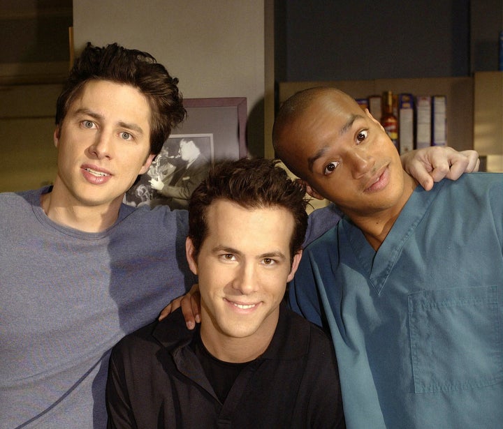 'My Dream Job' Episode 22 -- Zach Braff as Dr. John 'J.D.' Dorian, Ryan Reynolds as Spence, Donald Faison as Dr. Christopher Turk