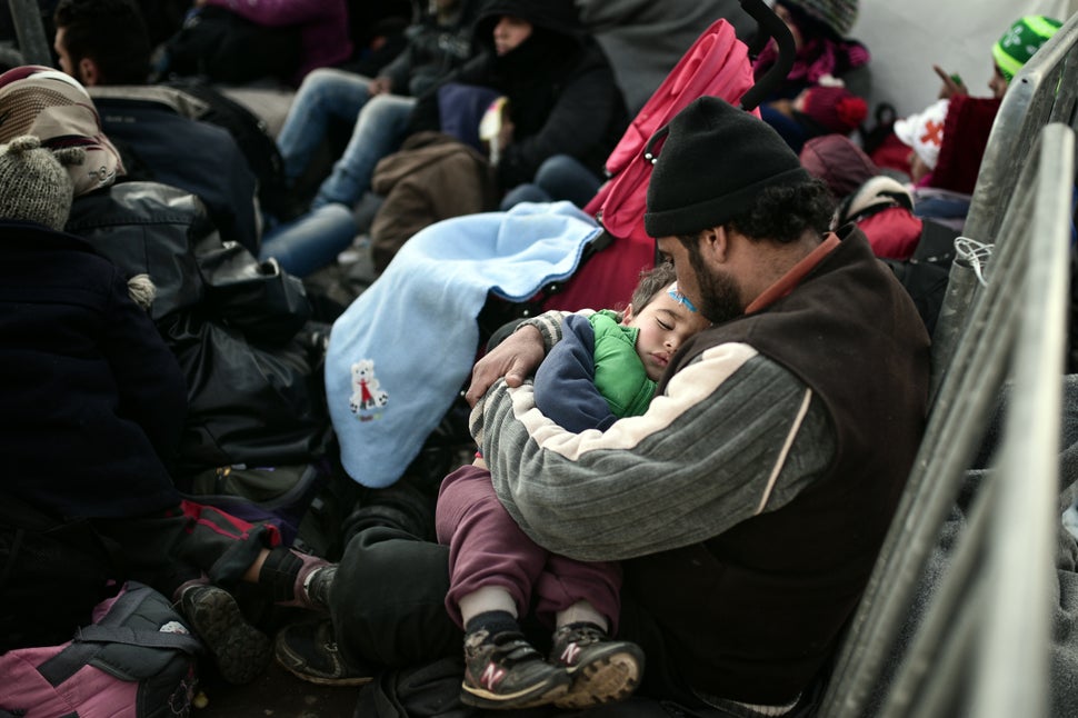 Transit camps for refugees and migrants in Greece are becoming dangerously overcrowded as border crossings into Macedoni