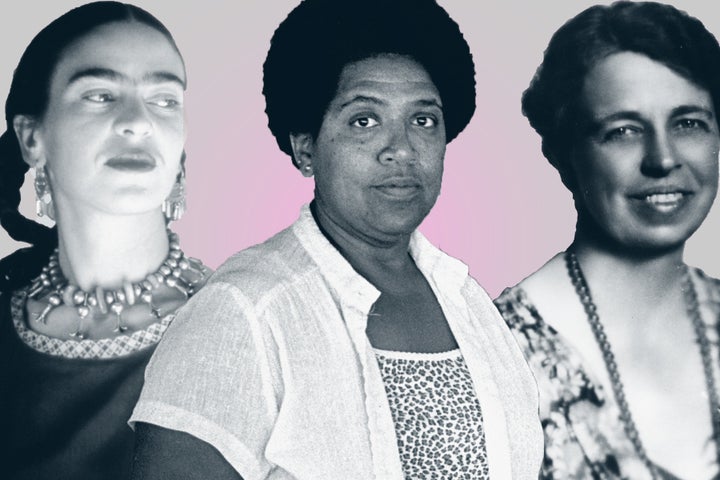 Frida Kahlo, Audre Lorde and Eleanor Roosevelt