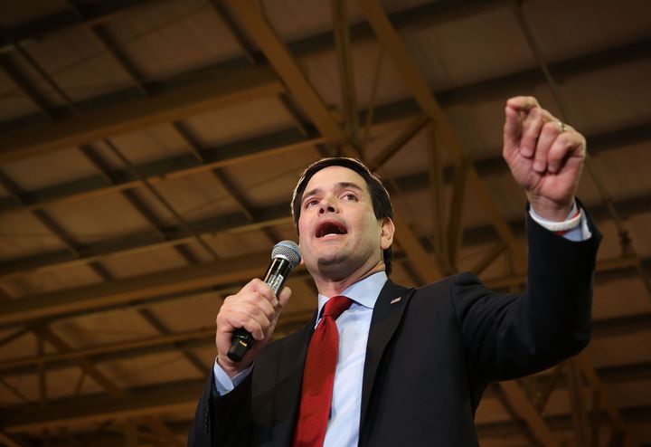 Sen. Marco Rubio (R-Fla.) proves you don't have to be in the Capitol to cause problems in the Senate. 