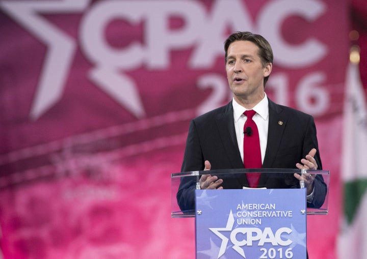 Sen. Ben Sasse (R-Neb.) speaks during the annual Conservative Political Action Conference (CPAC) 2016 at National Harbor in Oxon Hill, Maryland, outside Washington, March 3, 2016.