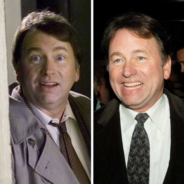 (L) John Ritter as Sam Dorian on "Scrubs" (R) John Ritter attends the afterparty for opening night of Woody Allen's new play, "Writers Block" on May 15, 2003 in New York City.