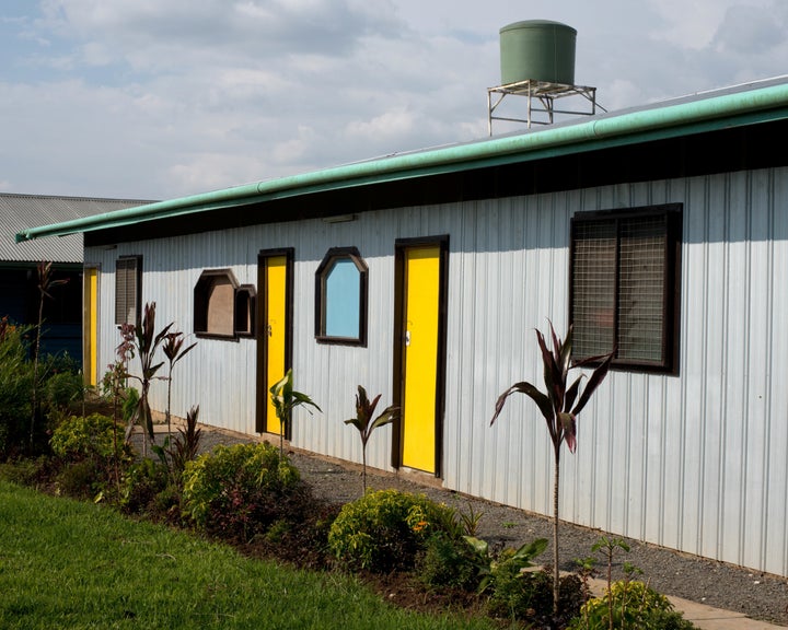 The entrance to the MSF-run Tari Hospital in Papua New Guinea.