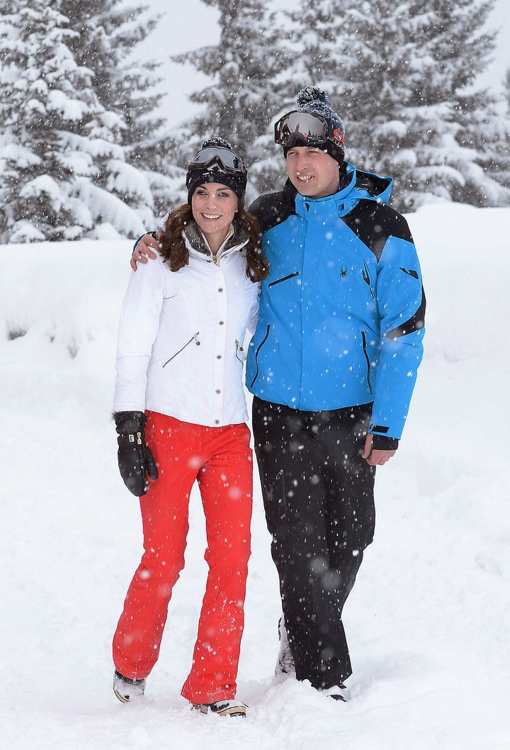 The couple is reportedly keen for their children to learn how to ski.
