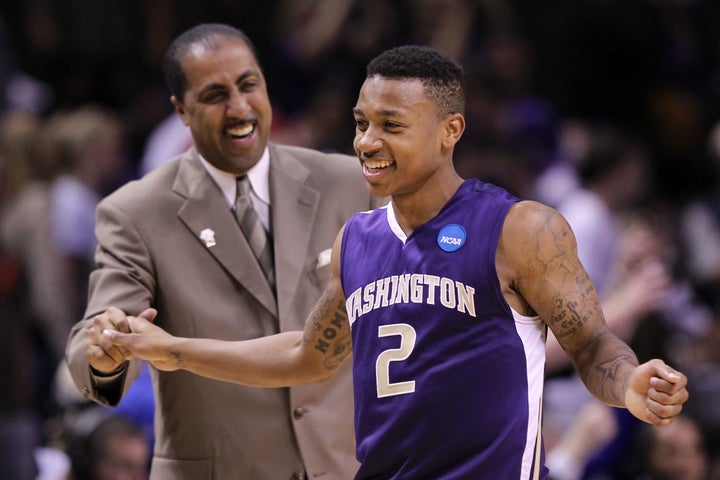 Thomas calls Lorenzo Romar, his college coach at the University of Washington, "a father figure."