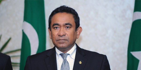 Abdulla Yameen Abdul Gayoom, President of the Maldives