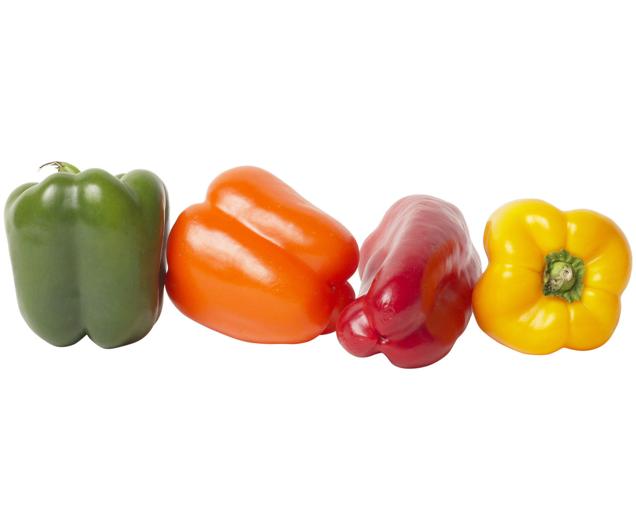 red and green peppers