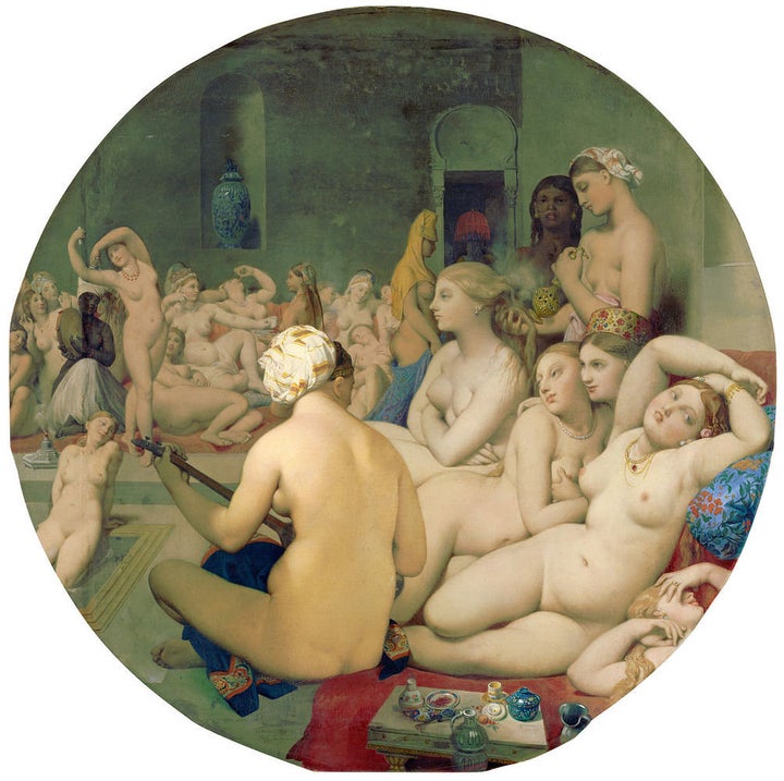 Jean Auguste Dominique Ingres, "Le Bain Turc," 1862