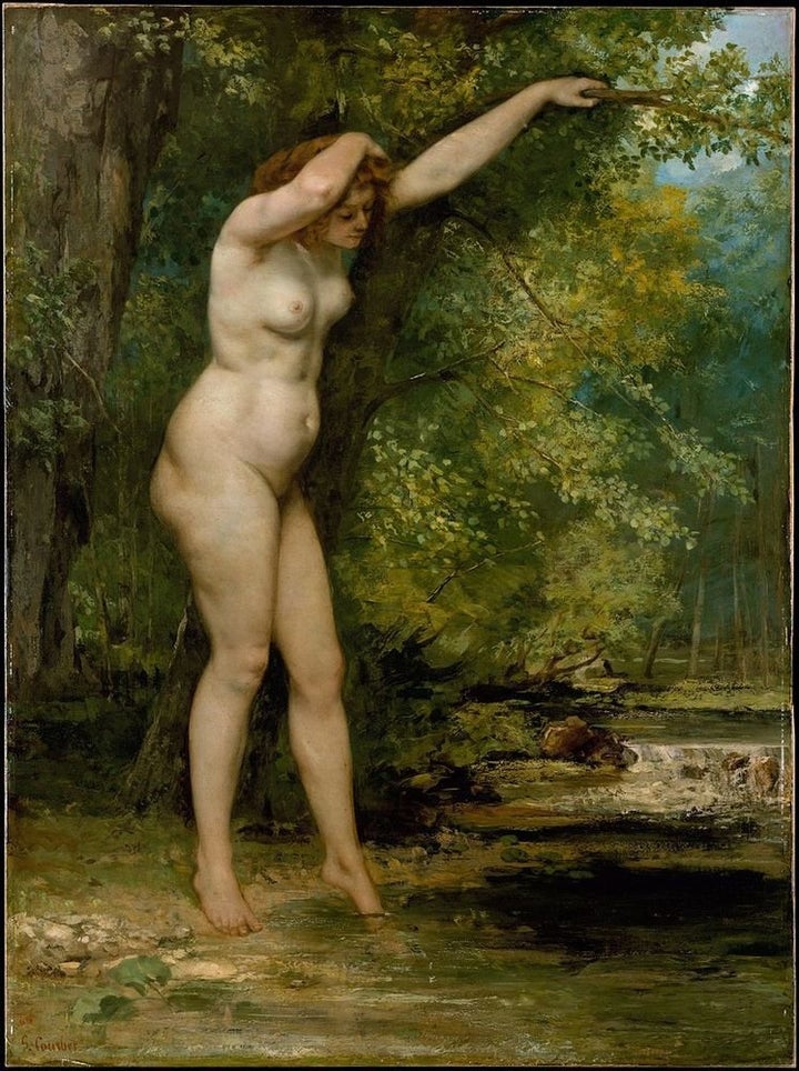 Gustave Courbet, "Young Bather," 1866