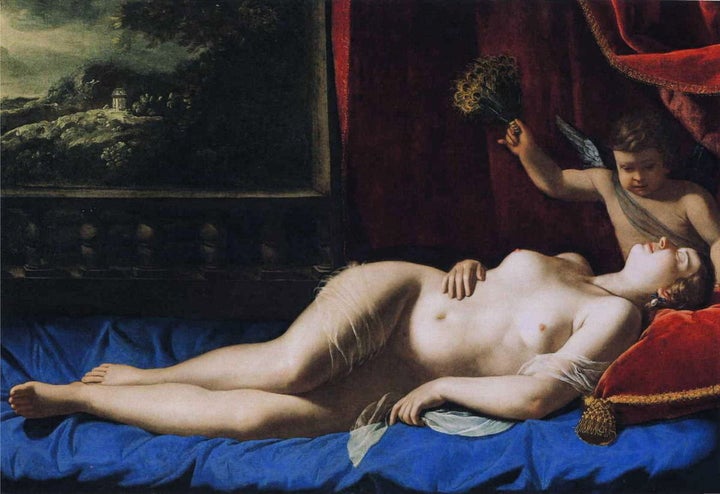 Artemisia Gentileschi, "Sleeping Venus," 1625-30