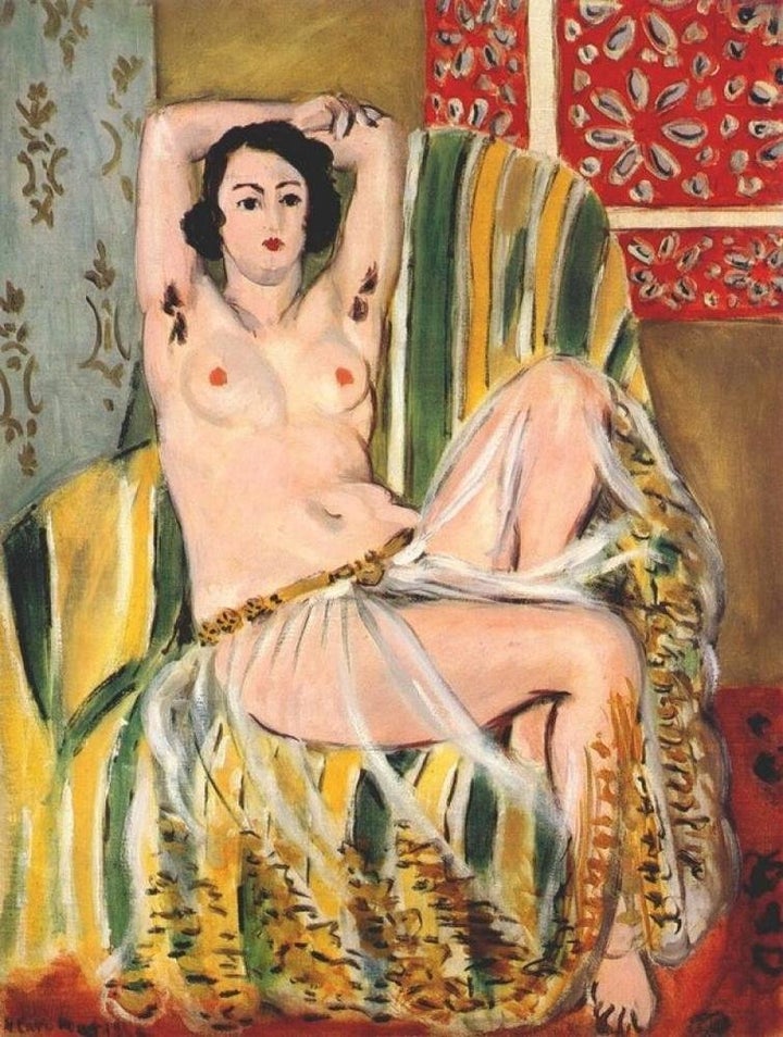 Henri Matisse, "Odalisque with Raised Arms, (of Henriette Darricarrière)," 1923