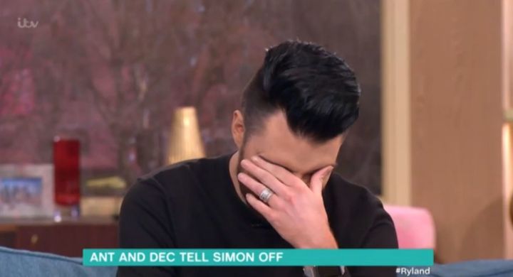 Rylan was traumatised by the incident