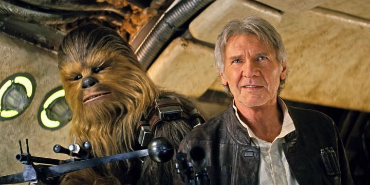 <strong>Chewy and Han Solo both returned for 'The Force Awakens'</strong>