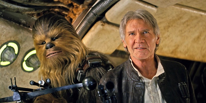 Chewy and Han Solo both returned for 'The Force Awakens'