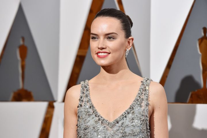 Actress Daisy Ridley attends the 88th Annual Academy Awards at Hollywood & Highland Center on Feb. 28, 2016 in Hollywood, California.