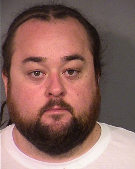 Austin "Chumlee" Russell in a March 9, 2016, booking photo. Police say Russell was arrested on gun and drug charges. 