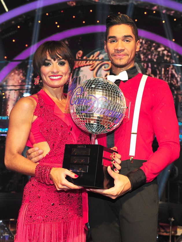 Flavia Cacace and Louis Smith, who won Strictly together in 2012