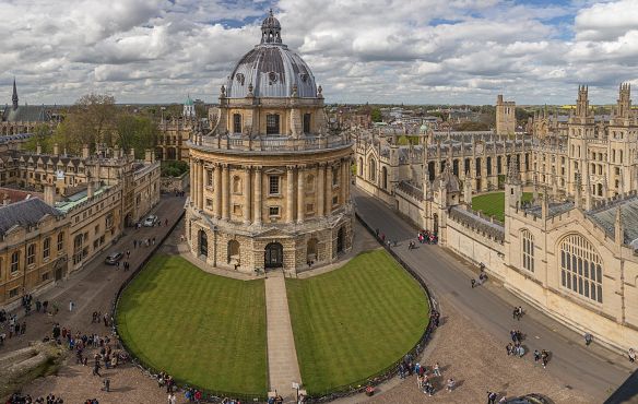Oxford University came top of the table