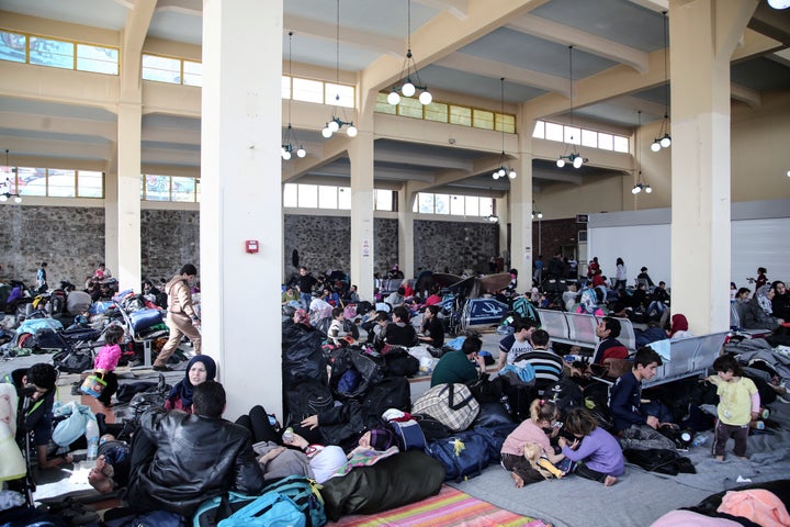 In a matter of days, some 5,000 people have taken shelter at Piraeus. Most of them are Syrians and Iraqis.