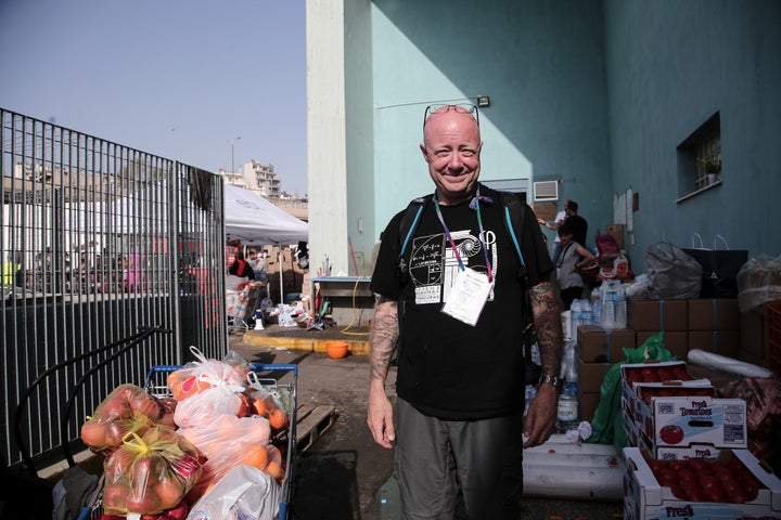 American Norman Hering says help is always needed at Piraeus.