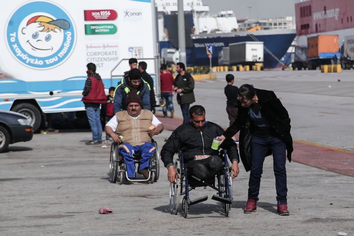 While some of the patients suffer from conditions relatively easy to deal with under normal circumstances, they are difficult under the current ones in Piraeus.