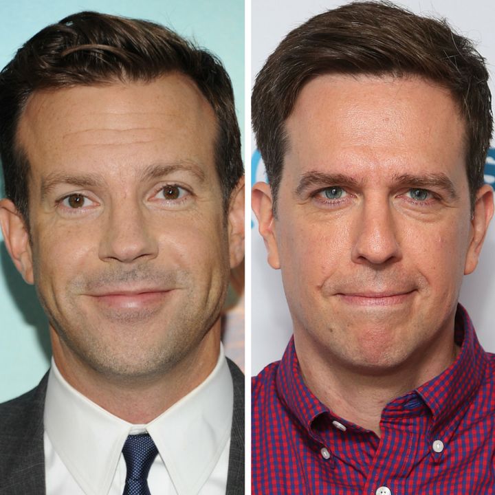 Note: not the same person. (L) Jason Sudeikis (R) Ed Helms 